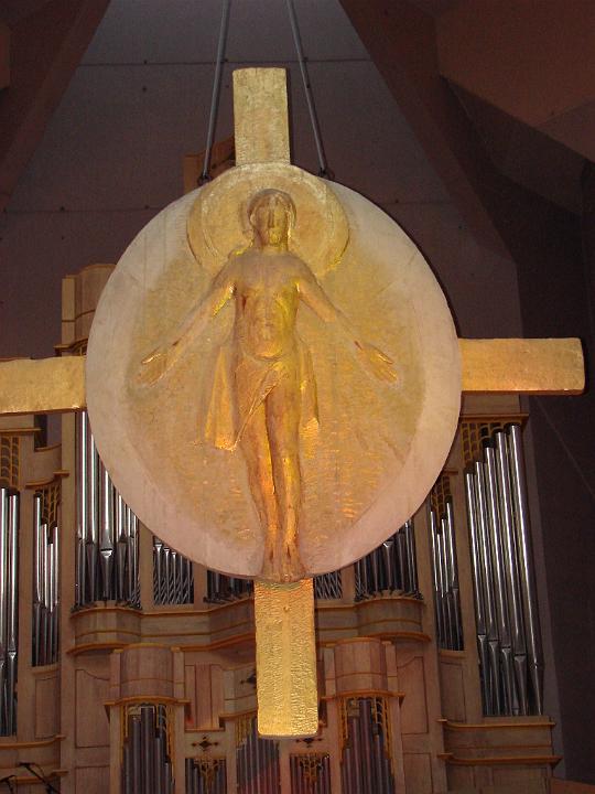 01-Christ Ste Bernadette Lourdes 25-03-2012.JPG - Christ Sainte Bernadette Lourdes